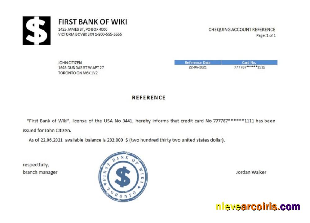 USA First Bank of Wiki reference